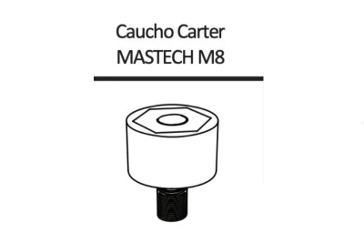 REPUESTO CAUCHO ESPARRAGO M8 CARTER MASTECH