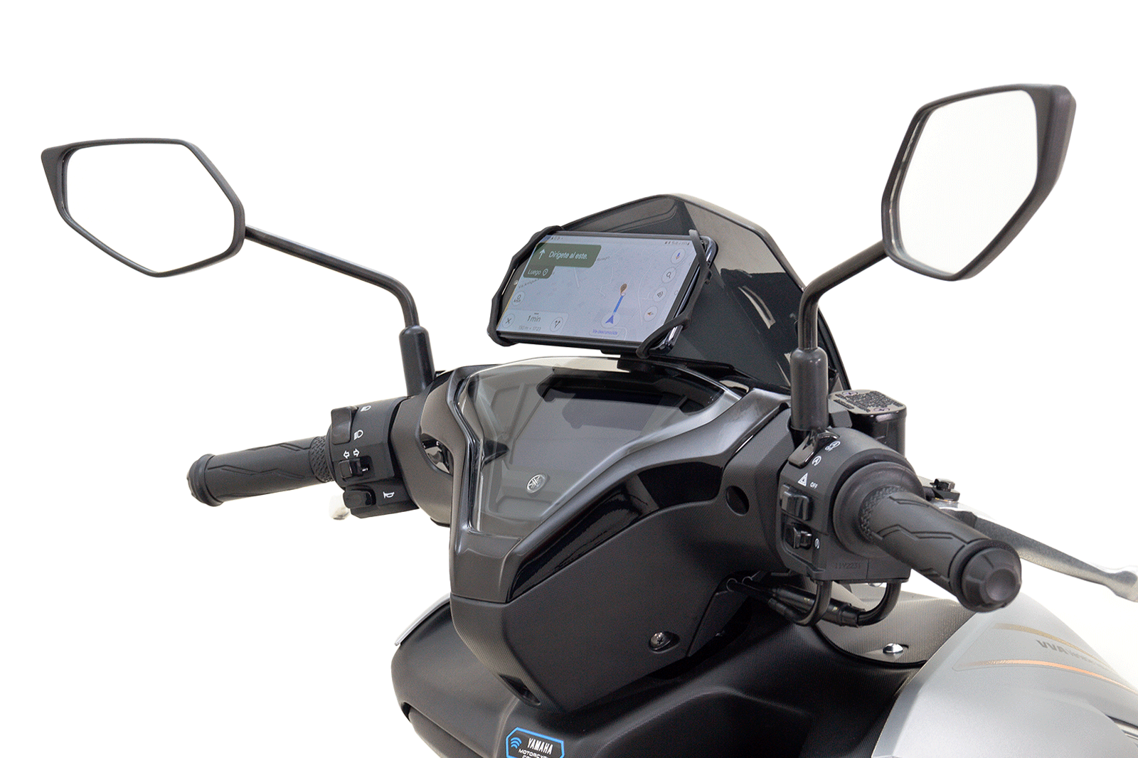 Soporte de teléfono para motocicleta 2022, soporte para espejo